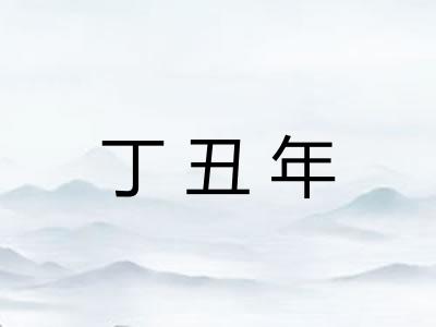 丁丑年