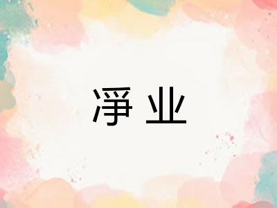 凈业