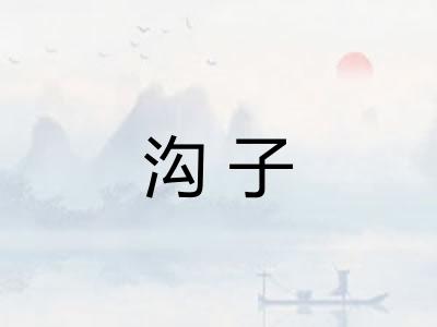 沟子