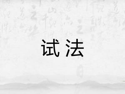 试法