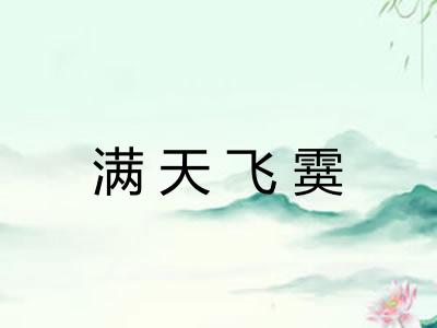 满天飞霙