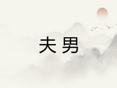 夫男