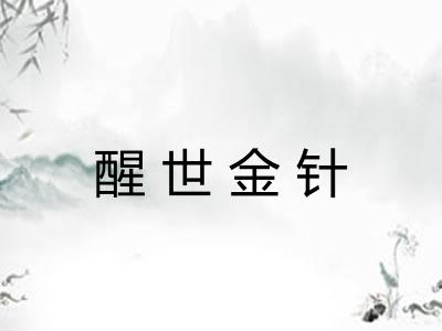 醒世金针
