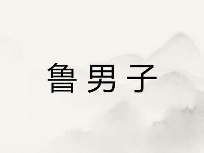 鲁男子