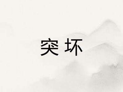 突坏