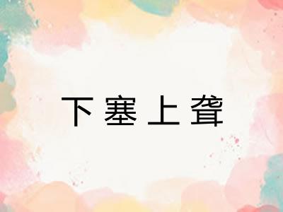下塞上聋