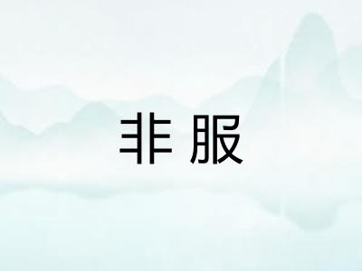 非服