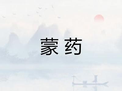 蒙药