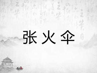 张火伞