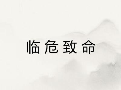 临危致命
