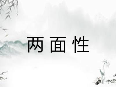 两面性