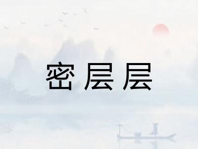 密层层