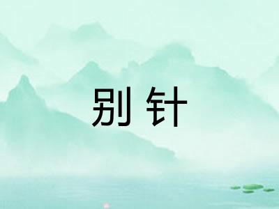 别针
