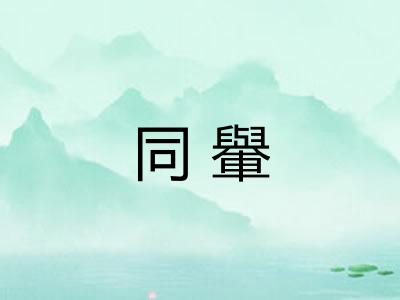 同轝