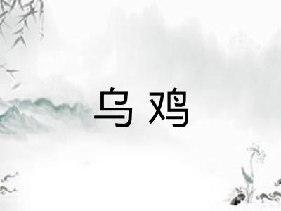 乌鸡