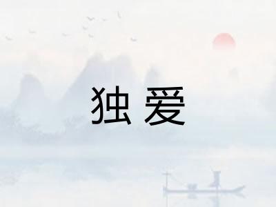独爱