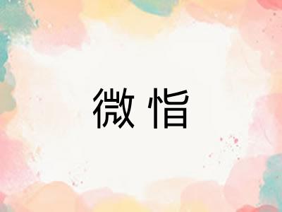 微恉