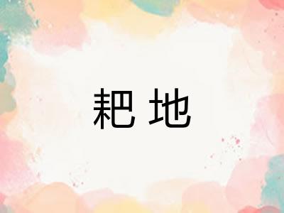 耙地