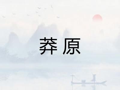 莽原