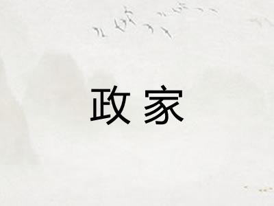 政家