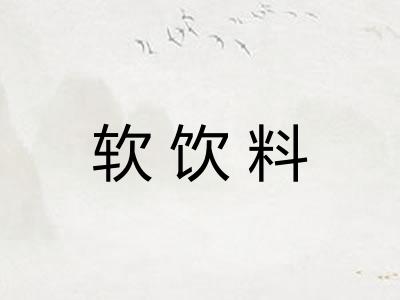 软饮料