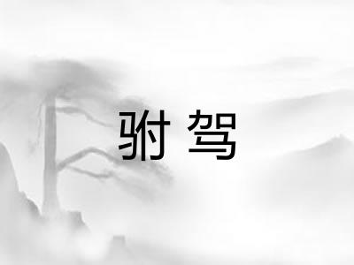 驸驾