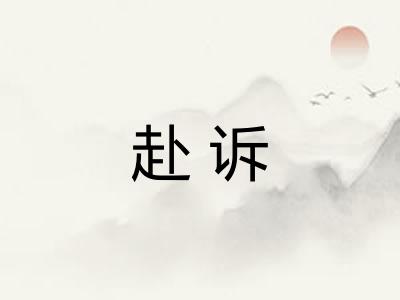 赴诉