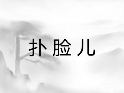扑脸儿