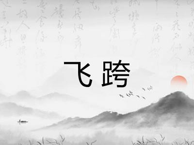 飞跨