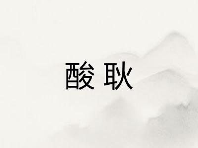 酸耿