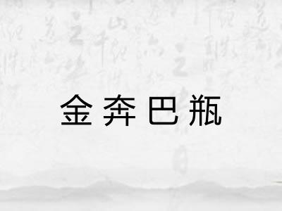 金奔巴瓶