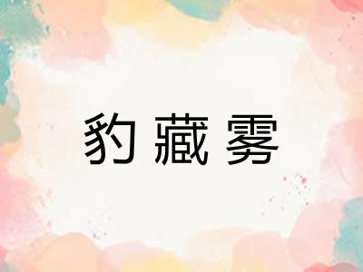 豹藏雾
