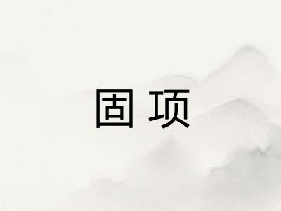 固项