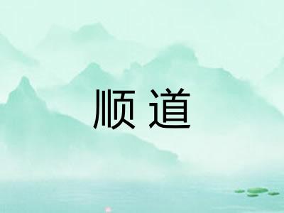 顺道