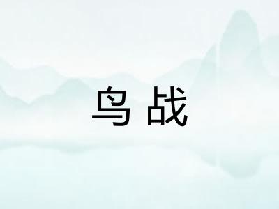 鸟战