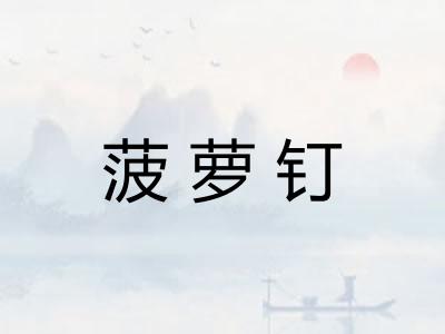 菠萝钉