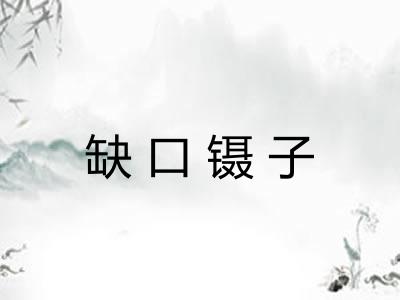 缺口镊子