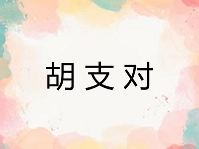 胡支对