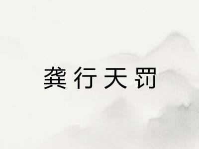 龚行天罚