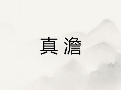 真澹