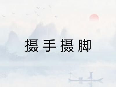 摄手摄脚