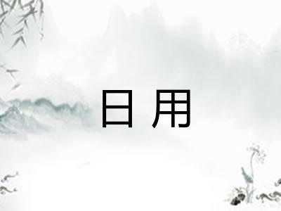 日用