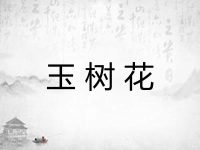 玉树花