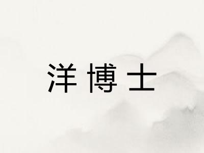 洋博士