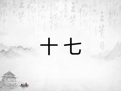 十七