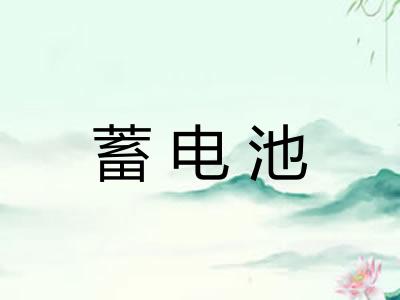 蓄电池