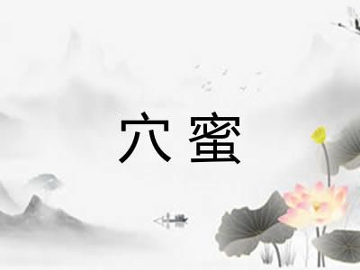 穴蜜