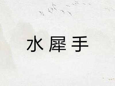 水犀手