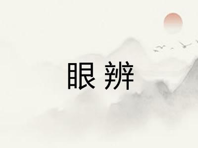 眼辨