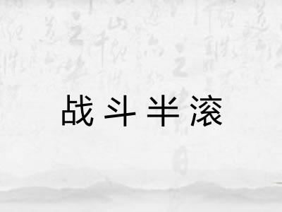 战斗半滚